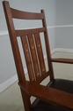 72998: Set of 8 STICKLEY Harvey Ellis Oak Dining R