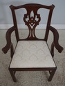 73030: Set of 10 HENKEL HARRIS Mahogany Dining Cha