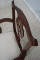 73030: Set of 10 HENKEL HARRIS Mahogany Dining Cha