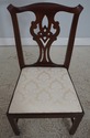 73030: Set of 10 HENKEL HARRIS Mahogany Dining Cha