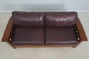 73002: STICKLEY Mission Oak Leather Sofa