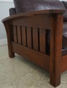 73002: STICKLEY Mission Oak Leather Sofa