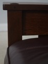 73002: STICKLEY Mission Oak Leather Sofa