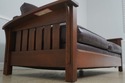 73002: STICKLEY Mission Oak Leather Sofa