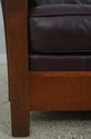 73002: STICKLEY Mission Oak Leather Sofa