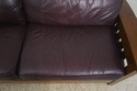 73002: STICKLEY Mission Oak Leather Sofa