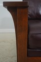 73002: STICKLEY Mission Oak Leather Sofa