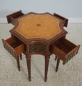 L73052: MAITLAND SMITH Leather Top Mahogany Occasi