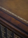 L73052: MAITLAND SMITH Leather Top Mahogany Occasi