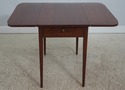 L73055: WRIGHT TABLE CO 2 Drawer Country Drop Leaf