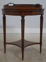 L73046: MAITLAND SMITH Round Tray Top Mahogany Ser