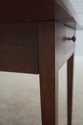 L73055: WRIGHT TABLE CO 2 Drawer Country Drop Leaf