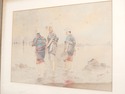 LF68412: Chinese Signed Framed Pastel Watercolor o