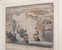 LF68416: Antique Framed Print Tall Naval Ships C.1