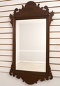 F68420: Mahogany Chippendale Style Hanging Mirror