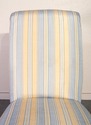 F52817: Striped Upholstered Slipper Chair