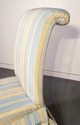 F52817: Striped Upholstered Slipper Chair