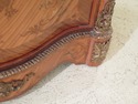 47347EC: Italian Marble Top Inlaid Commode w. Bron