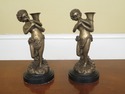 LF47399EC: Pair DECORATIVE CRAFTS Bronze French Ch