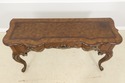 F55756EC: Italian Design Walnut 3 Drawer Console S