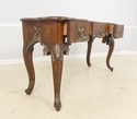 F55756EC: Italian Design Walnut 3 Drawer Console S