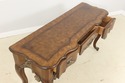 F55756EC: Italian Design Walnut 3 Drawer Console S