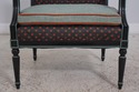 64273EC: Pair French Louis XVI Upholstered Armchai