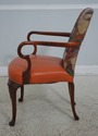 64272EC: Pair HICKORY CHAIR CO Custom Upholstered 