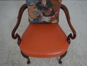 64272EC: Pair HICKORY CHAIR CO Custom Upholstered 