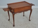 F63980EC: Bench Made Solid Walnut Tea Table