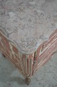 63877EC: French Crackle Painted Finish Marble Top 