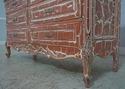 63877EC: French Crackle Painted Finish Marble Top 