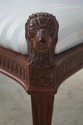 L62095: JEFFCO Regency Style Lion Head Upholstered