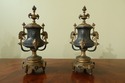 LF50461EC/66EC: Antique 3 Piece Bronze Clock & Urn