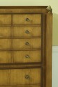 53568EC: Vintage Regency Walnut Multi Drawer High 