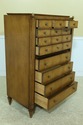 53568EC: Vintage Regency Walnut Multi Drawer High 