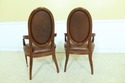 53600EC: Pair COUNCILL CRAFTSMEN Leather Mahogany 