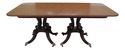 L47994EC: BAKER Satinwood Top Mahogany Base Dining