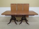 L47994EC: BAKER Satinwood Top Mahogany Base Dining