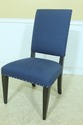 L53697EC: Set Of 4 ETHAN ALLEN Blue Upholstered Di