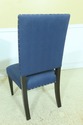 L53697EC: Set Of 4 ETHAN ALLEN Blue Upholstered Di