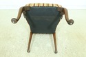 F53733EC: Pair Solid Mahogany Queen Anne Upholster