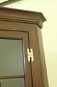 53633EC: HENKEL HARRIS 12 Pane Mahogany Corner Cab