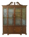 53716EC: KINDEL Georgian Mahogany Breakfront China