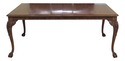 L48418EC: KARGES Ball & Claw Walnut Dining Room Ta