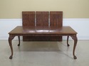 L48418EC: KARGES Ball & Claw Walnut Dining Room Ta