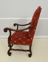 57896EC: Pair Italian Oversized Upholstered Throne