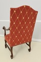 57896EC: Pair Italian Oversized Upholstered Throne