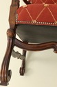 57896EC: Pair Italian Oversized Upholstered Throne