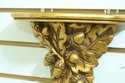 F53555EC: Pair Vintage Gold Gilt Acorn Design Wall